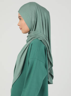 Stretch Viscose Shawl with Zipper Detail - 85