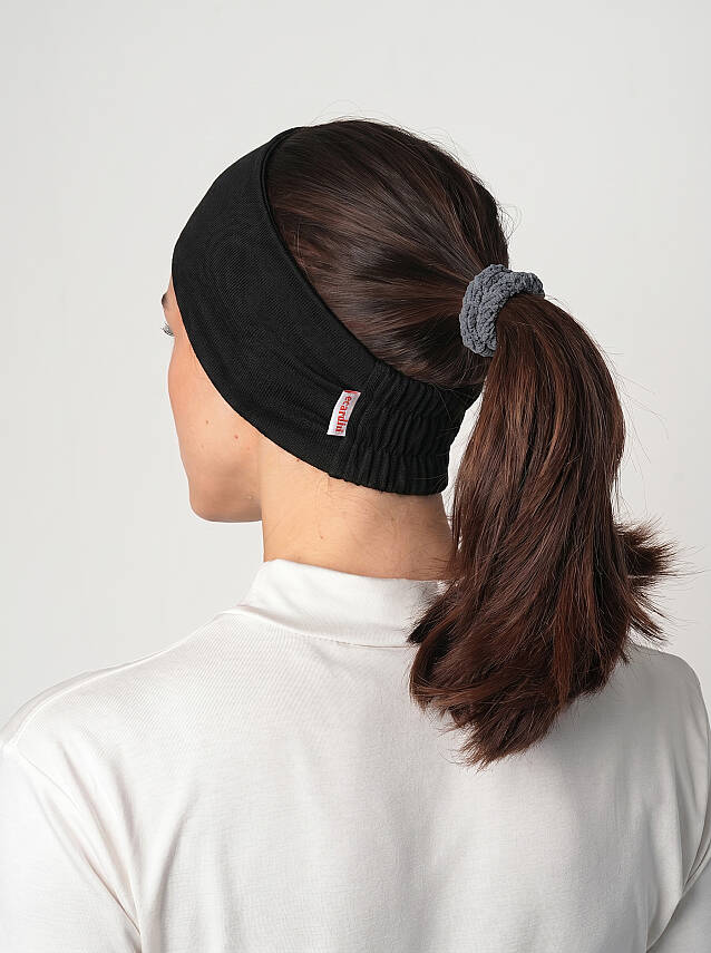 Silicone Grip Bandana with Guipure Lace Detail - 4