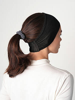 Silicone Grip Bandana with Guipure Lace Detail - 5