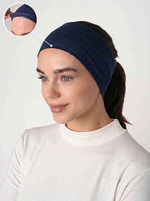 Silicone Grip Bandana with Guipure Lace Detail - 9