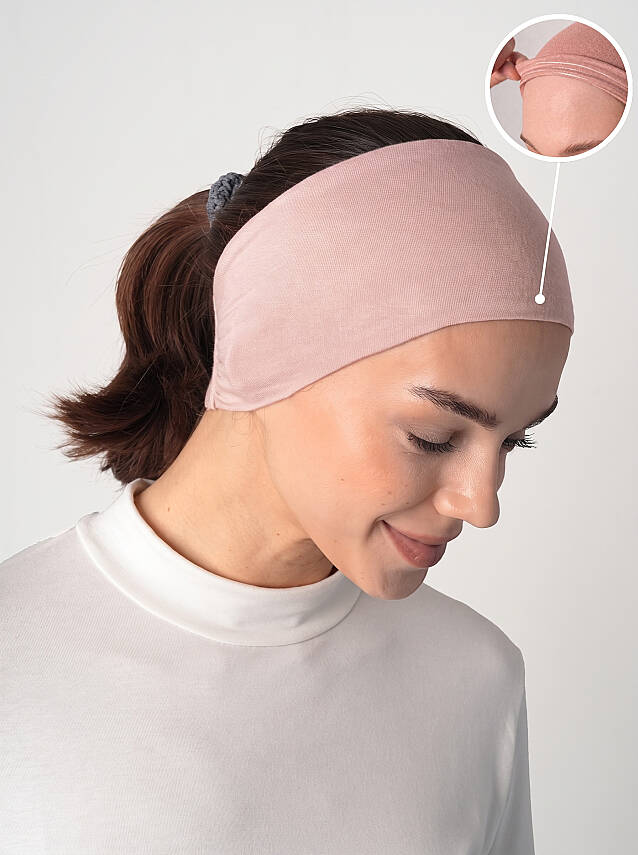 Silicone Grip Bandana with Guipure Lace Detail - 33