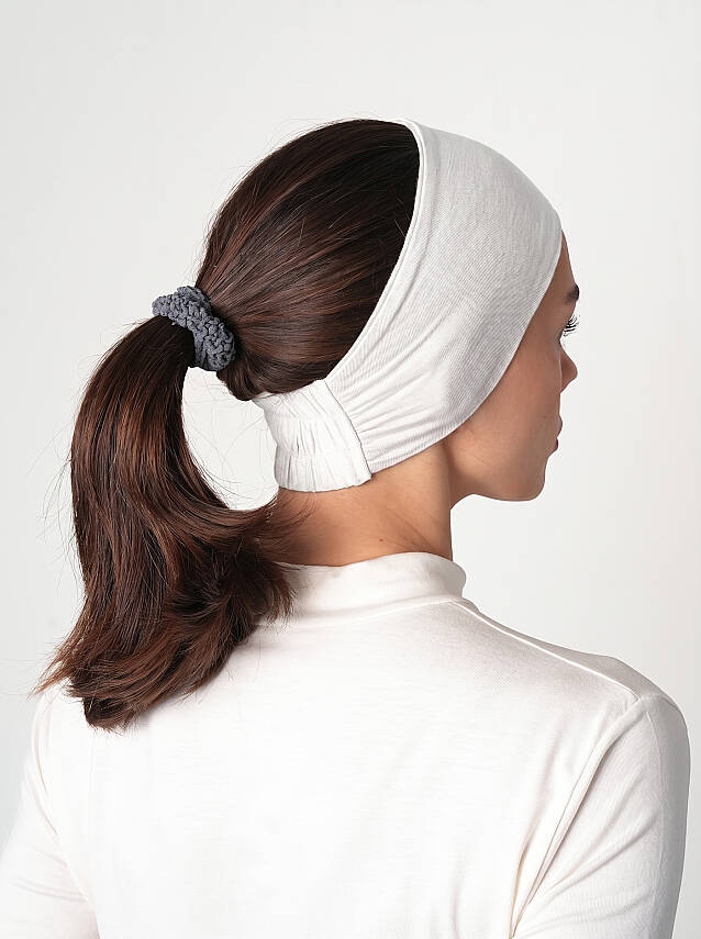 Gipe Detaylı Silikonlu Bandana - 7