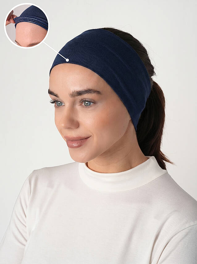 Gipe Detaylı Silikonlu Bandana - 9
