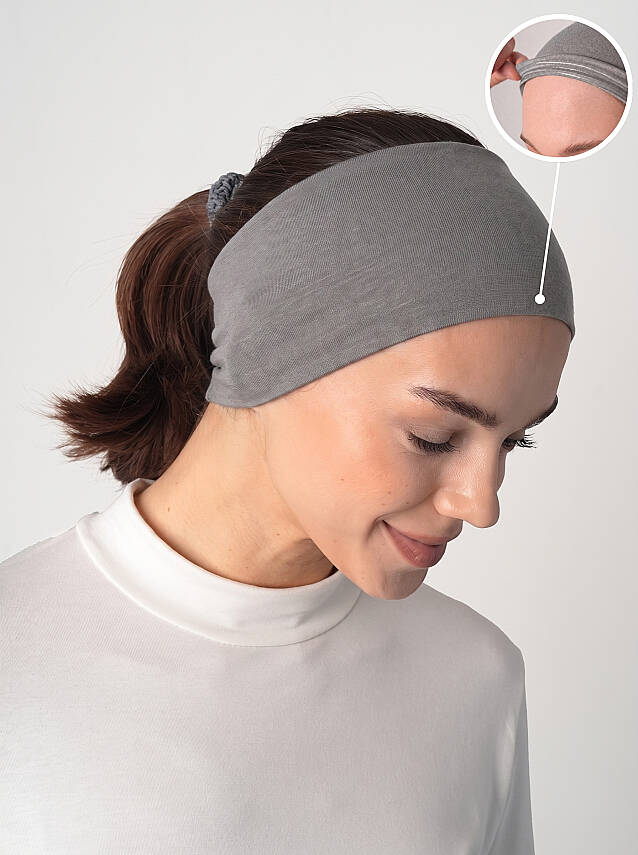 Gipe Detaylı Silikonlu Bandana - 41