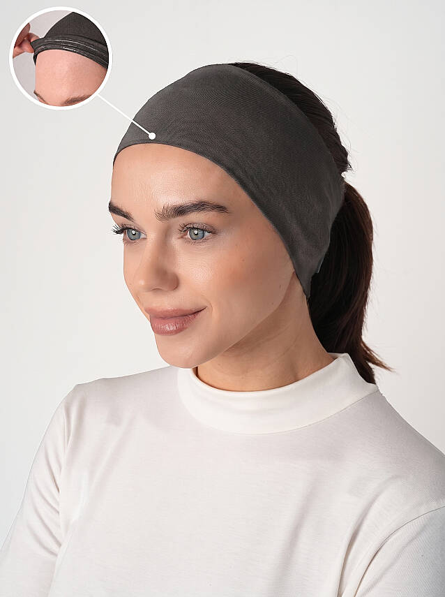 Gipe Detaylı Silikonlu Bandana - 45