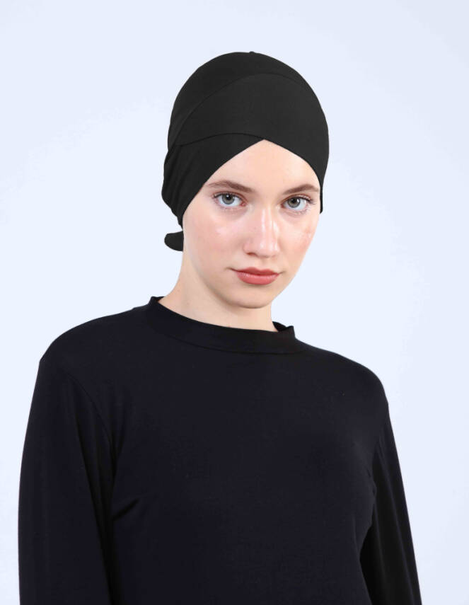 Breathable Criss-Cross Underscarf with Mesh Detail - 4