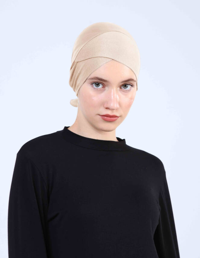 Breathable Criss-Cross Underscarf with Mesh Detail - 34