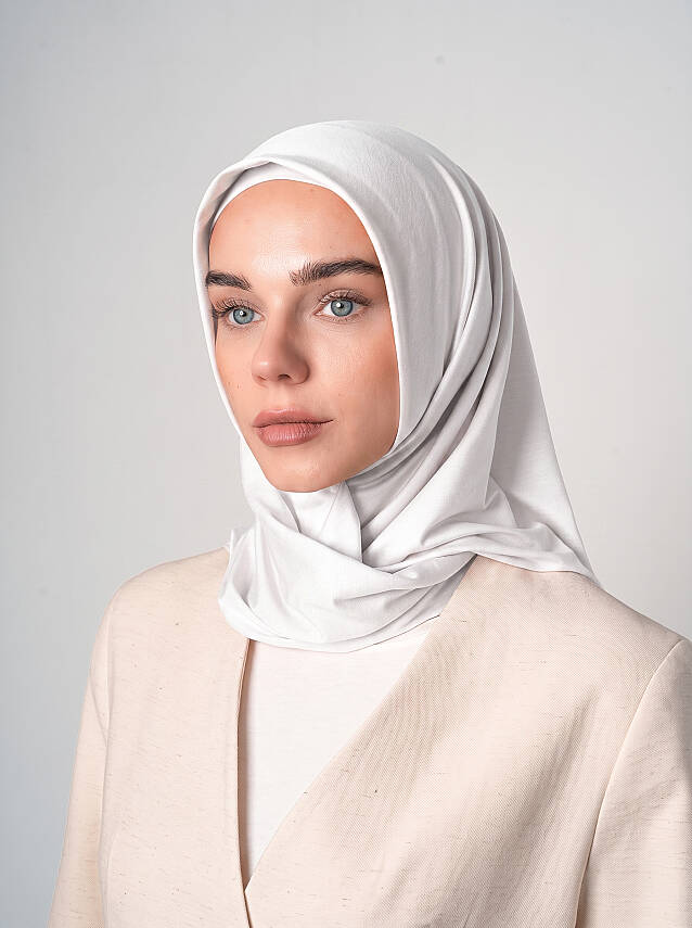 Jersey Viscose Square Scarf - 9