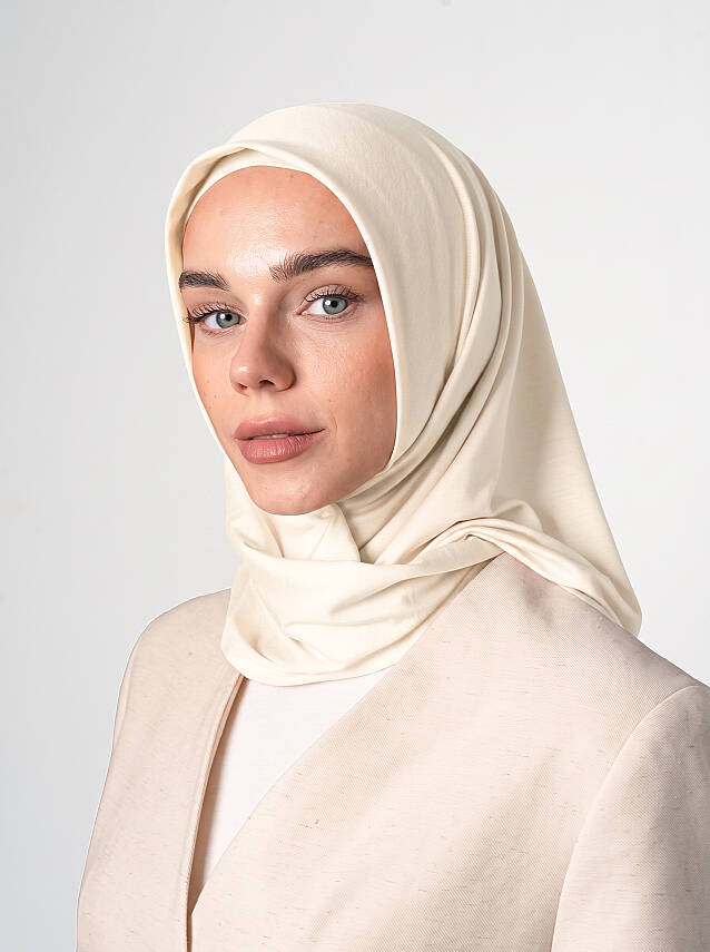 Jersey Viscose Square Scarf - 1