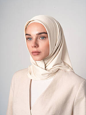 Jersey Viscose Square Scarf - 17