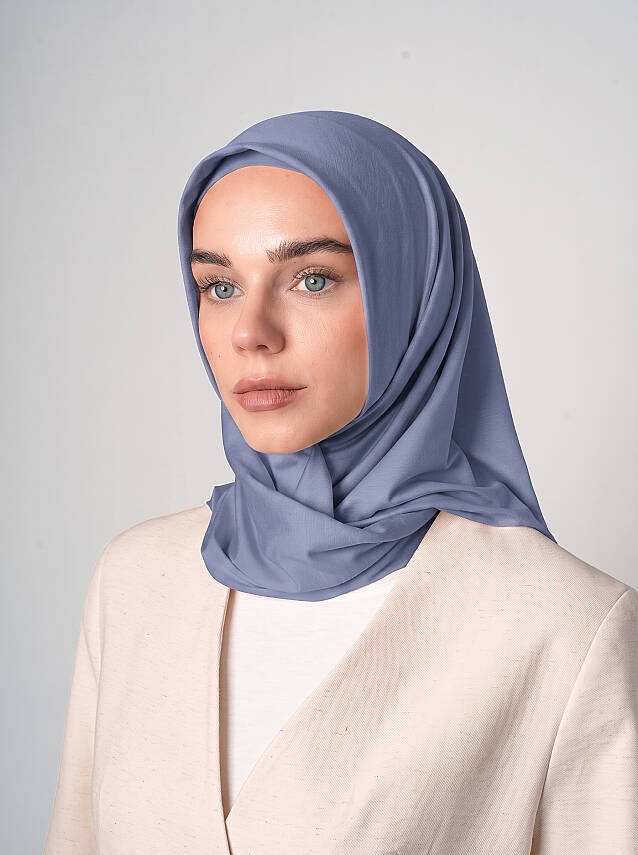 Jersey Viscose Square Scarf - 77
