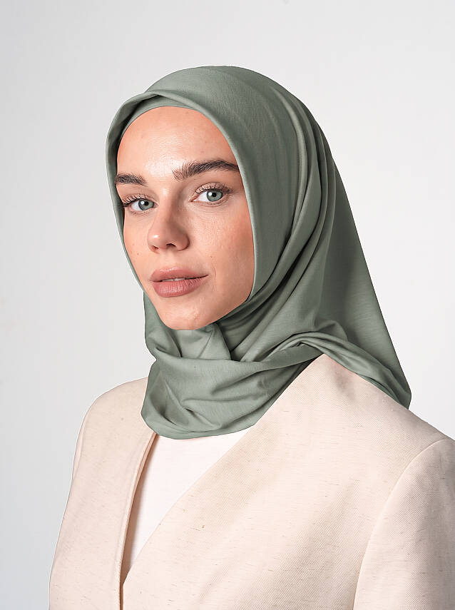 Jersey Viscose Square Scarf - 86