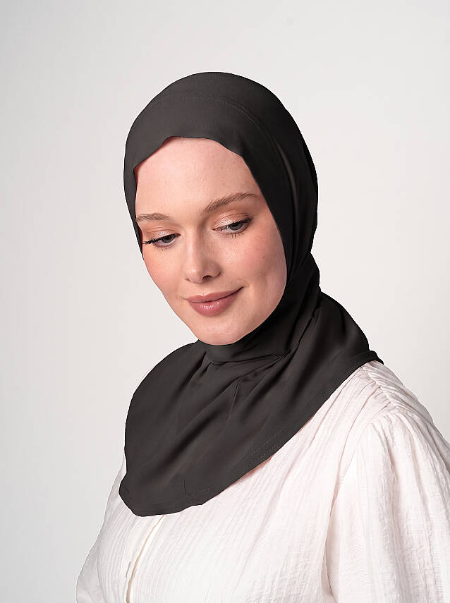 Krep Şal - Fular Detaylı Model - 4