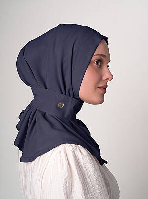 Krep Şal - Fular Detaylı Model - 13