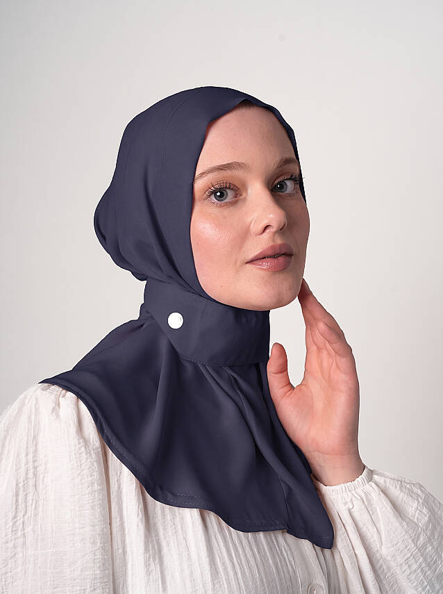 Krep Şal - Fular Detaylı Model - 14
