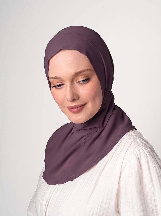 Krep Şal - Fular Detaylı Model - 46