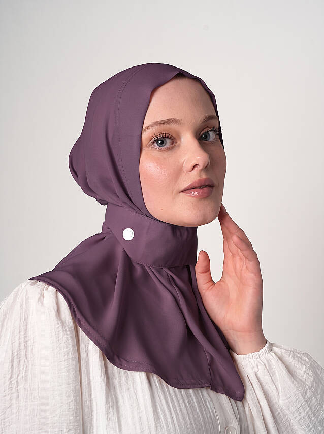 Krep Şal - Fular Detaylı Model - 49