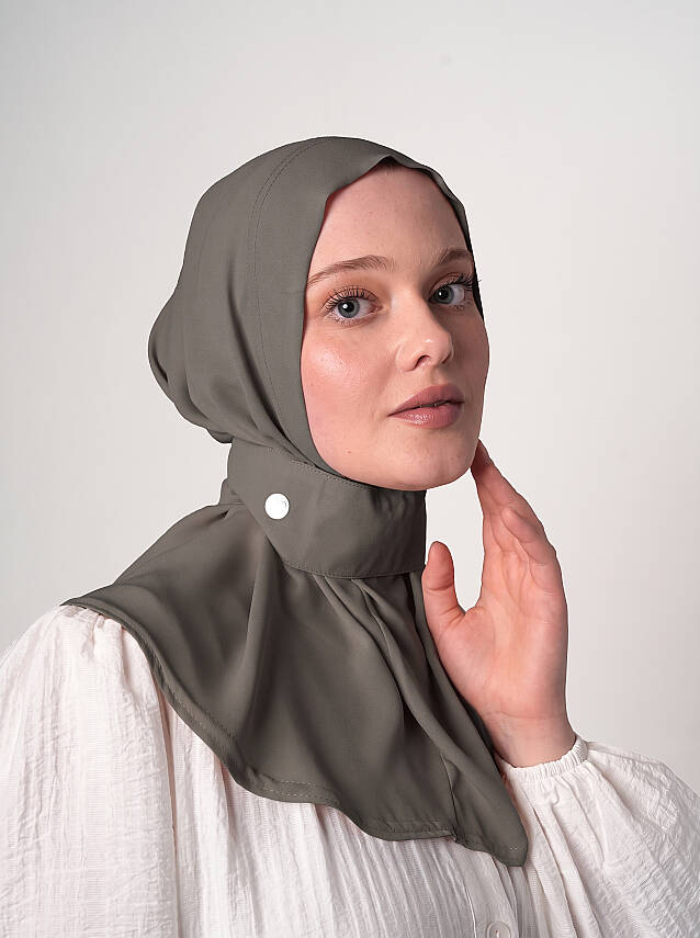 Krep Şal - Fular Detaylı Model - 53