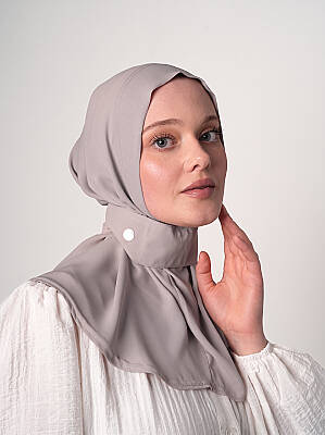 Krep Şal - Fular Detaylı Model - 61