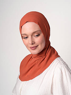 Krep Şal - Fular Detaylı Model - 66