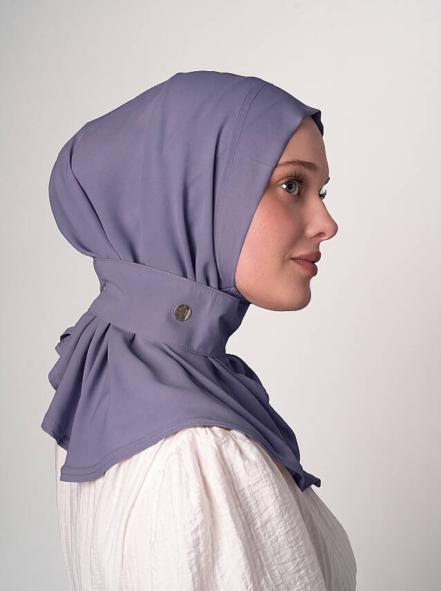 Krep Şal - Fular Detaylı Model - 76