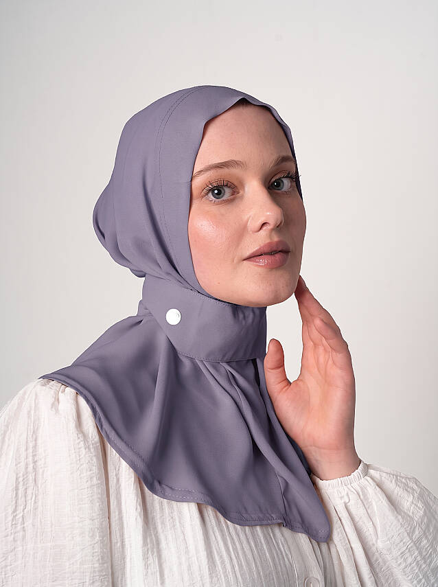 Krep Şal - Fular Detaylı Model - 77