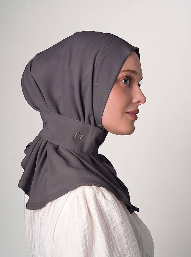 Krep Şal - Fular Detaylı Model - 87