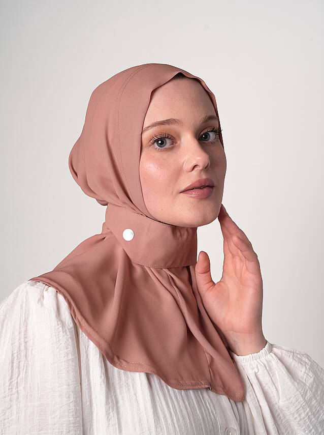 Krep Şal - Fular Detaylı Model - 132