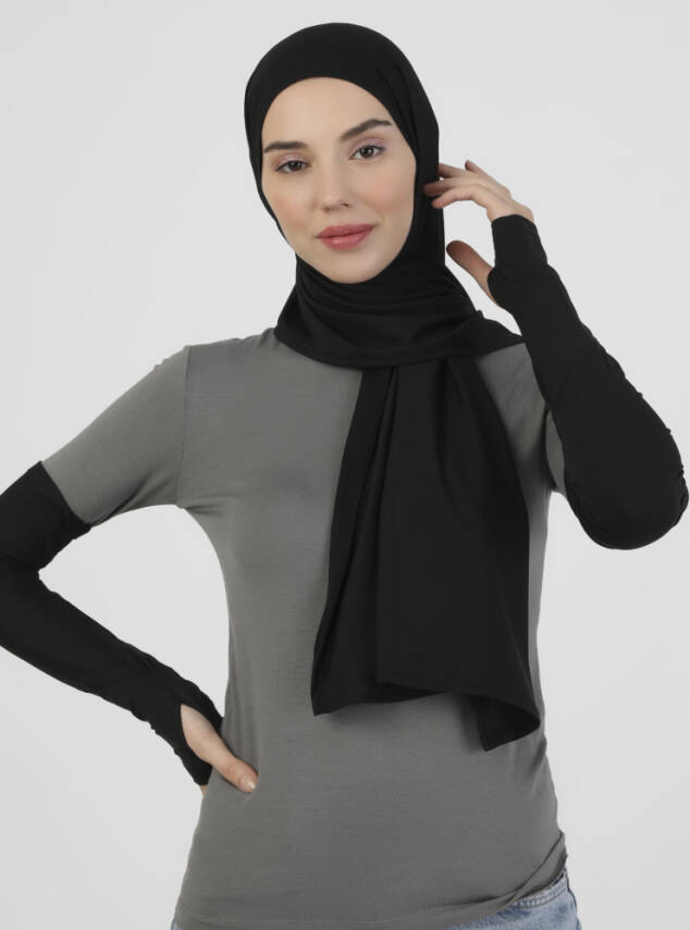 Micro Sports Hijab and Arm Sleeve Set - 4