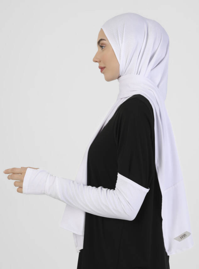 Micro Sports Hijab and Arm Sleeve Set - 9