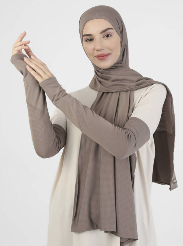 Micro Sports Hijab and Arm Sleeve Set - 22