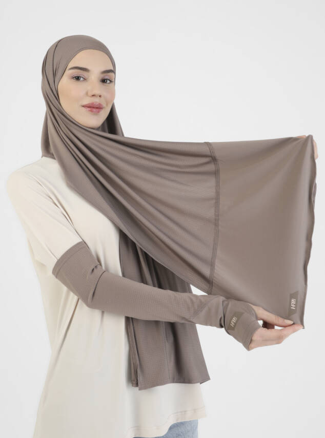 Micro Sports Hijab and Arm Sleeve Set - 23