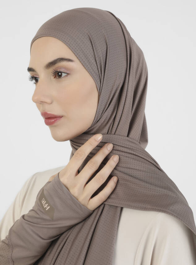 Micro Sports Hijab and Arm Sleeve Set - 25