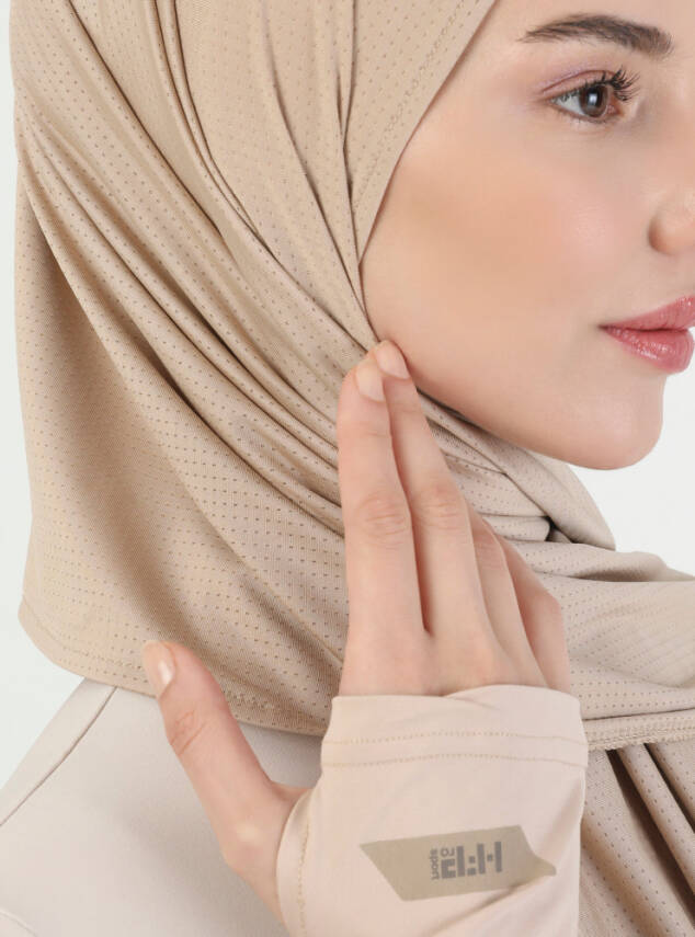 Micro Sports Hijab and Arm Sleeve Set - 29