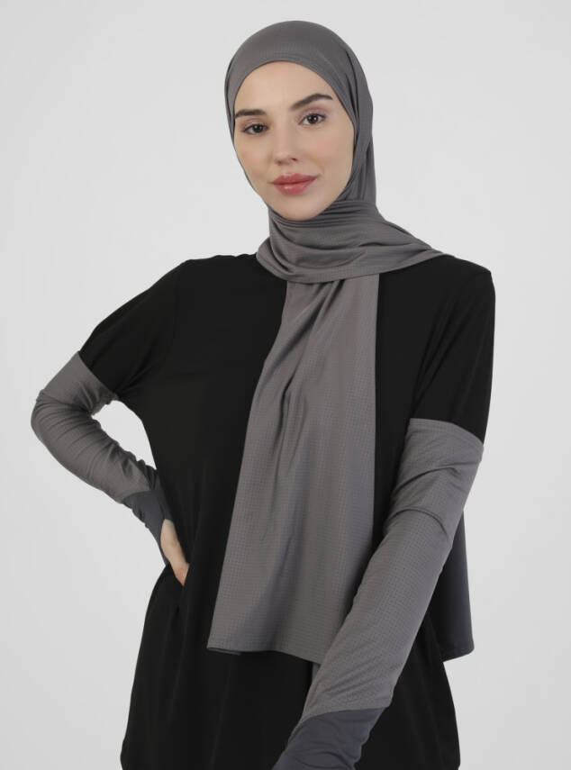 Micro Sports Hijab and Arm Sleeve Set - 38