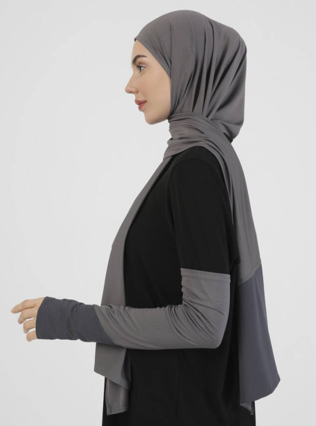 Micro Sports Hijab and Arm Sleeve Set - 40