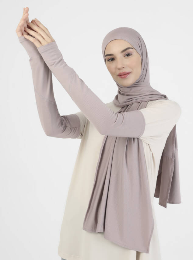 Micro Sports Hijab and Arm Sleeve Set - 42