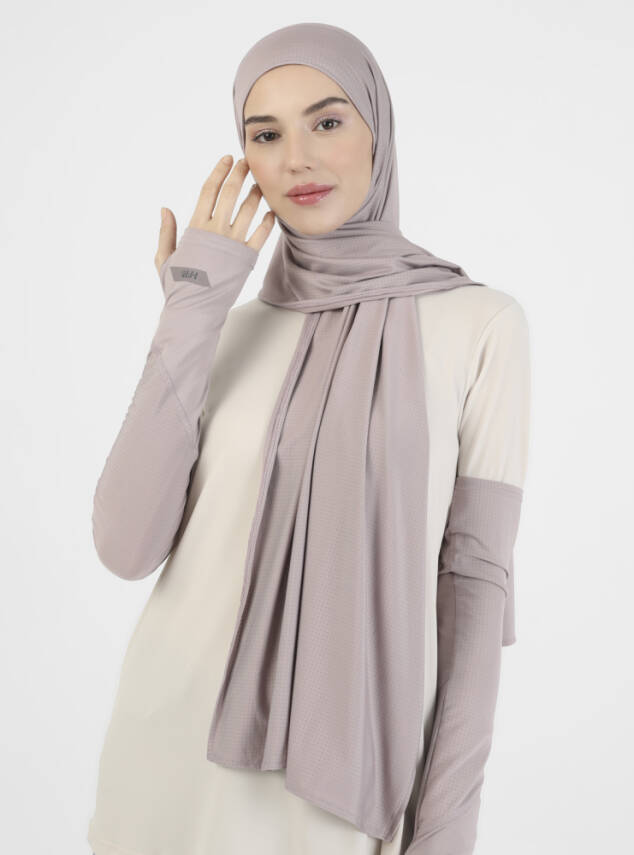 Micro Sports Hijab and Arm Sleeve Set - 43