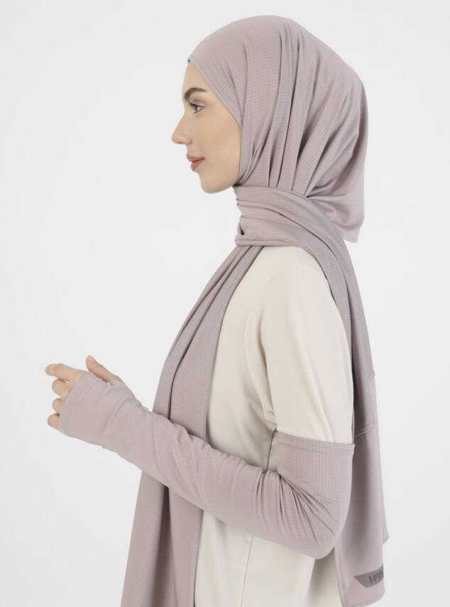 Micro Sports Hijab and Arm Sleeve Set - 44