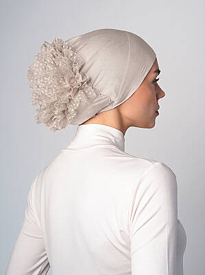 Non-Slip Bandana Underscarf with Bun - 28