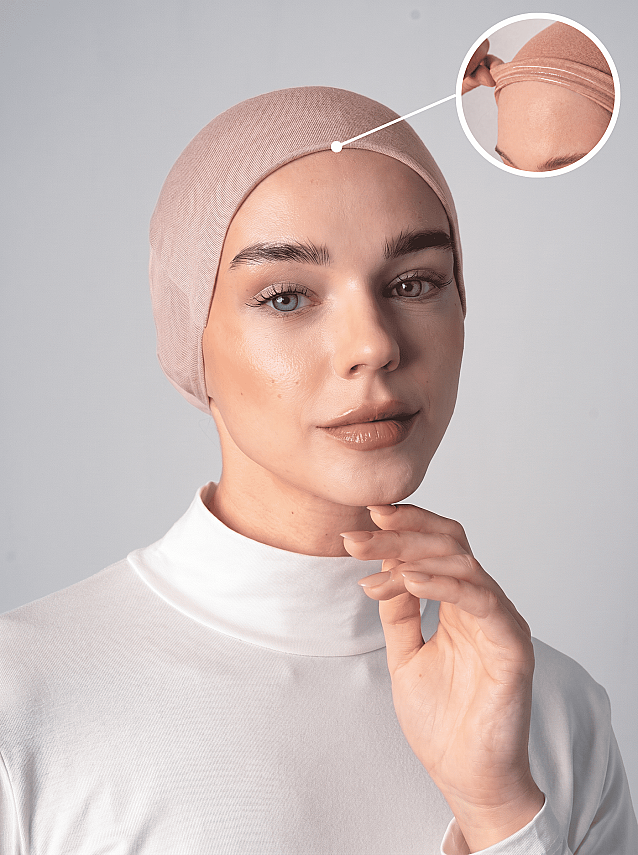 Non-Slip Hijab Undercap - Silicone Strip - 44