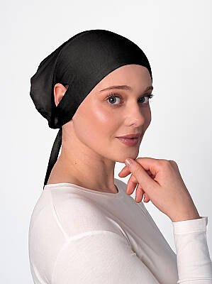 Headphone-Friendly Non-Slip Wide Underscarf - Silicone Grip Wide Underscarf - 4