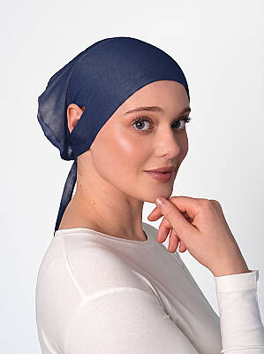 Headphone-Friendly Non-Slip Wide Underscarf - Silicone Grip Wide Underscarf - 13
