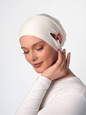 Headphone-Friendly Non-Slip Wide Underscarf - Silicone Grip Wide Underscarf - 16