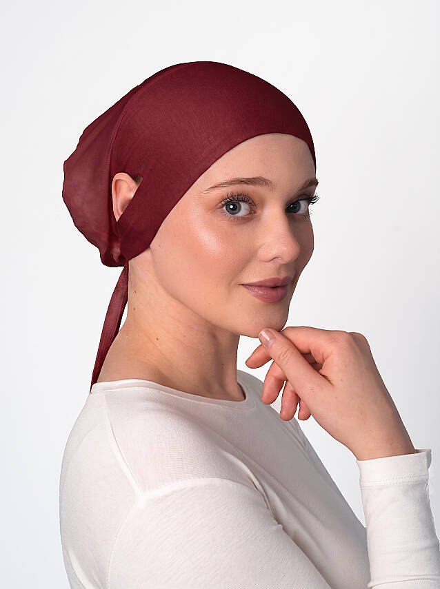 Headphone-Friendly Non-Slip Wide Underscarf - Silicone Grip Wide Underscarf - 20