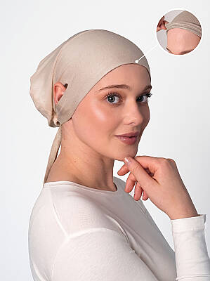 Headphone-Friendly Non-Slip Wide Underscarf - Silicone Grip Wide Underscarf - 26