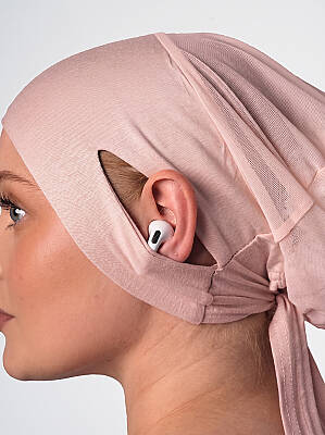 Headphone-Friendly Non-Slip Wide Underscarf - Silicone Grip Wide Underscarf - 36