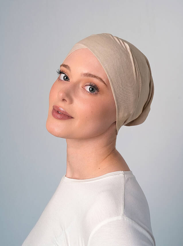 Easy Criss-Cross Underscarf - Criss-Cross Tube Underscarf - 2