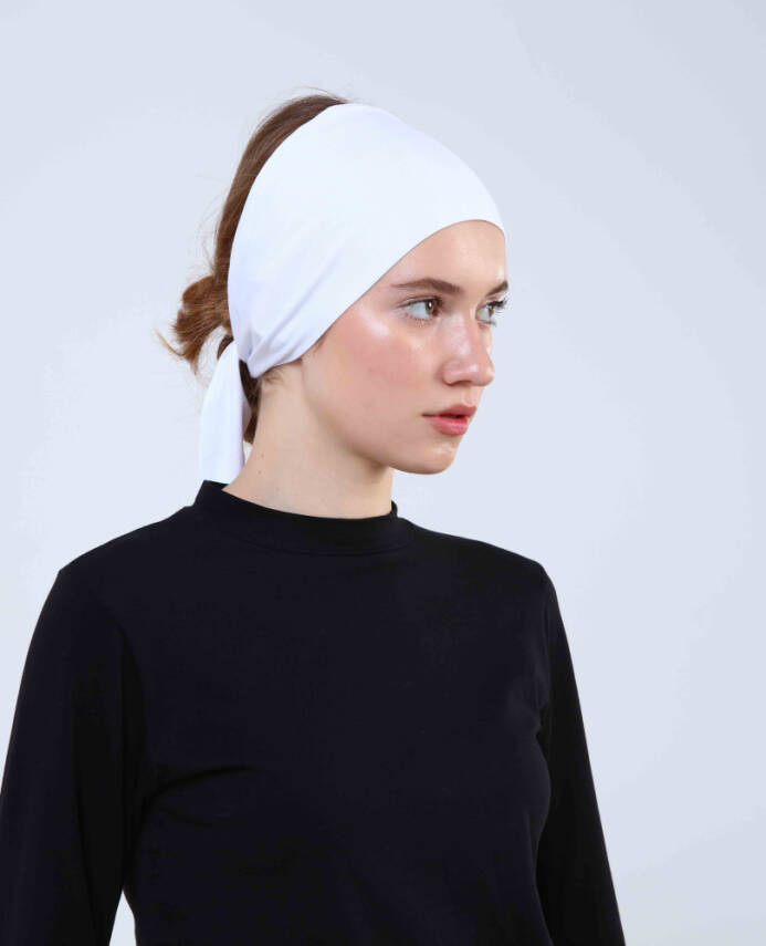 Premium Headband Underscarf - Tie-Back - 2