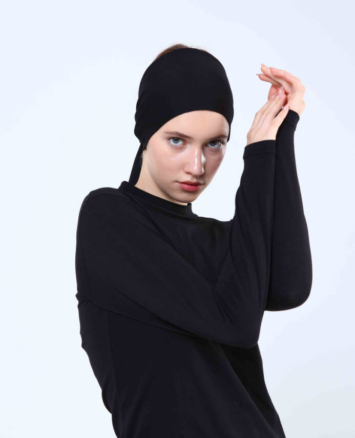 Premium Headband Underscarf - Tie-Back - 17
